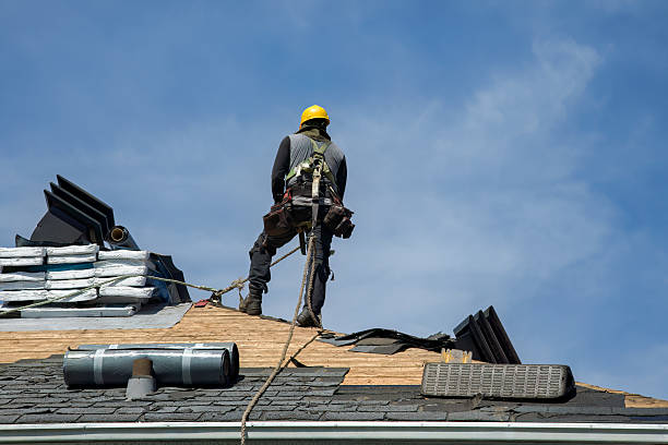 Professional Flat Roof Repair technician working in Clarksville, VA